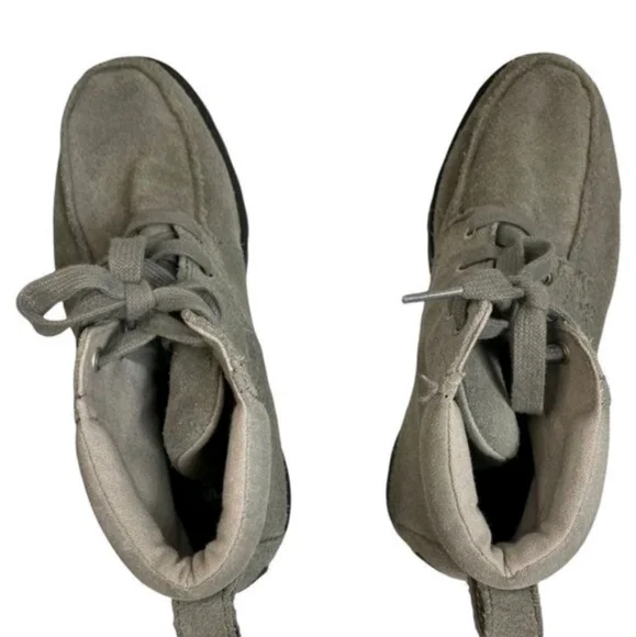 Sorel Madison Gray Suede Boots 5 - Picture 4 of 12